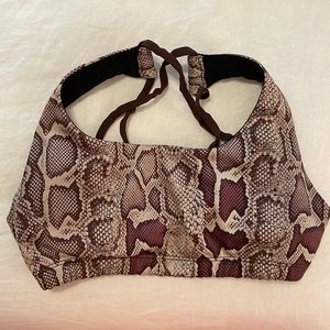 Onzie Snakeskin Sports Bra
